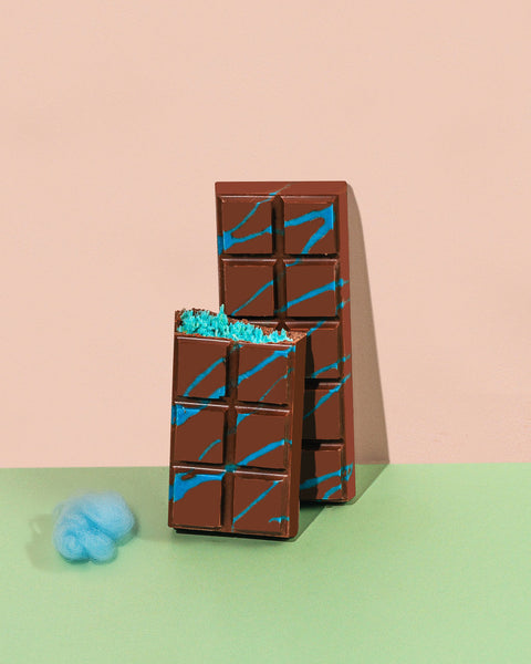 Cotton Candy Dubai Chocolate Bar (Knafeh)