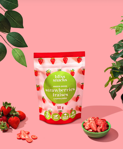 Bliss Snacks - Freeze-Dried Strawberry Slices
