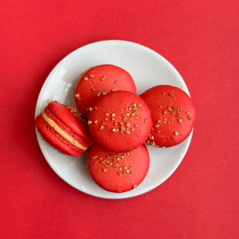 Mandarin Orange Macarons