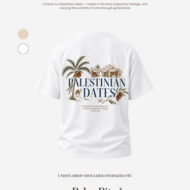 Oversized T-Shirt | Palestinian Date Palm