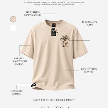 Oversized T-Shirt | Palestinian Date Palm