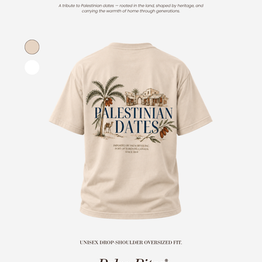 Oversized T-Shirt | Palestinian Date Palm