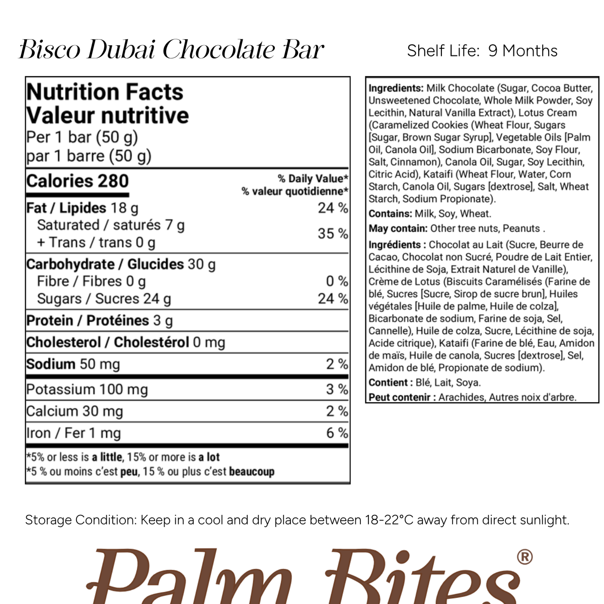 Nutritional information