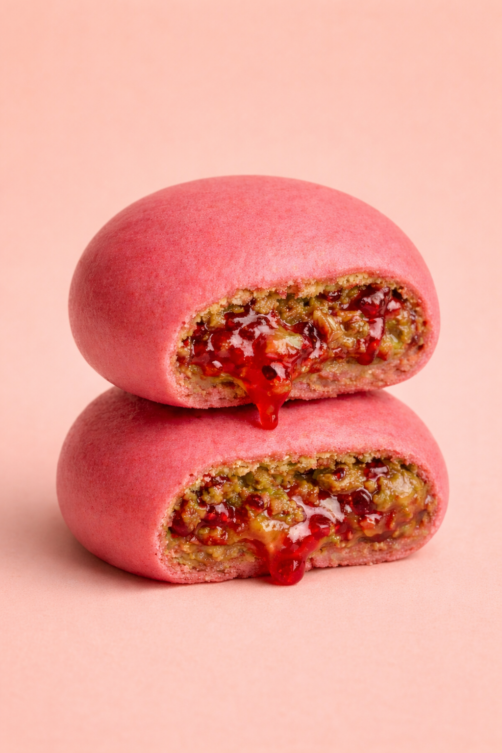 Dubai Strawberry Pistachio Mochi Chewy Cookie