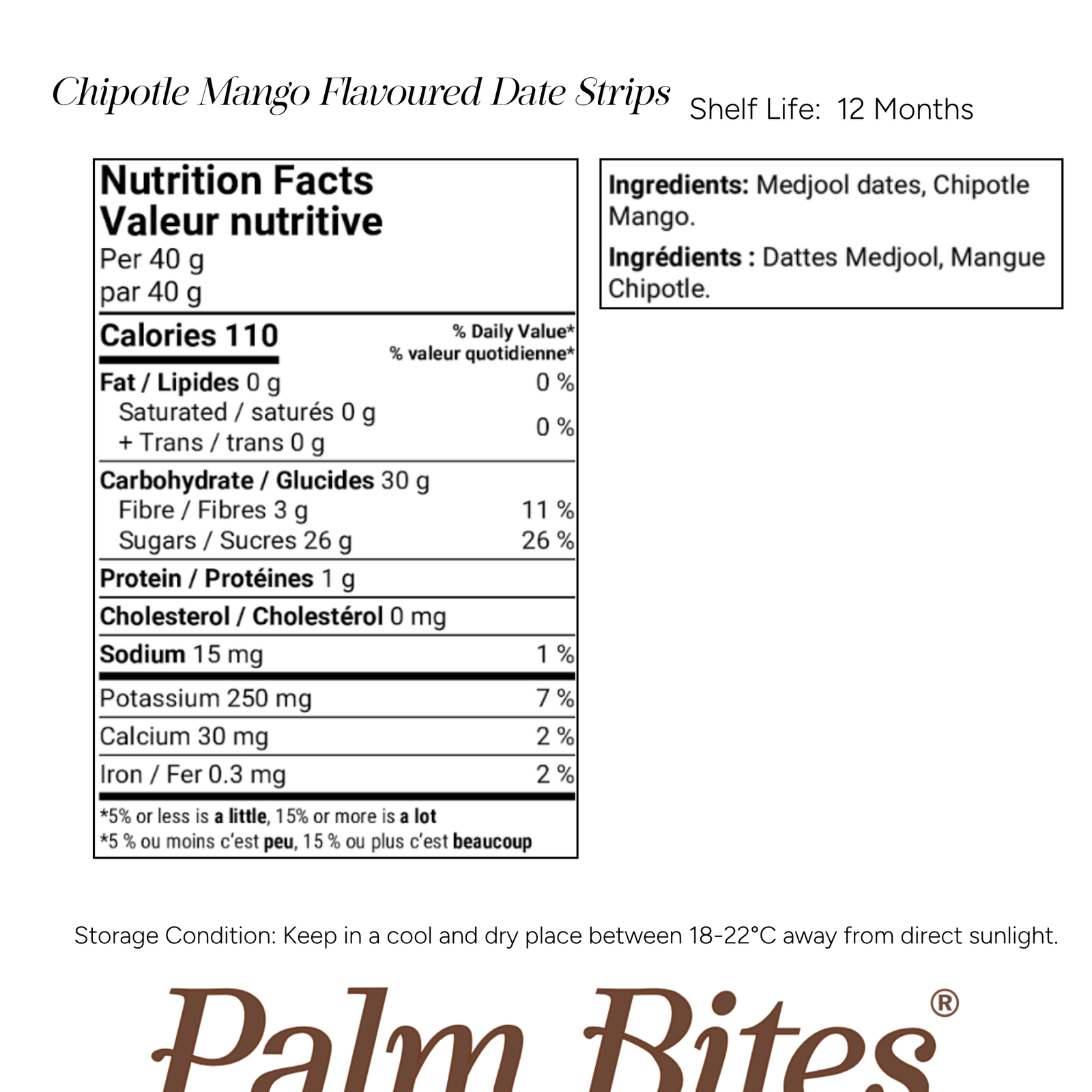 Nutrition facts