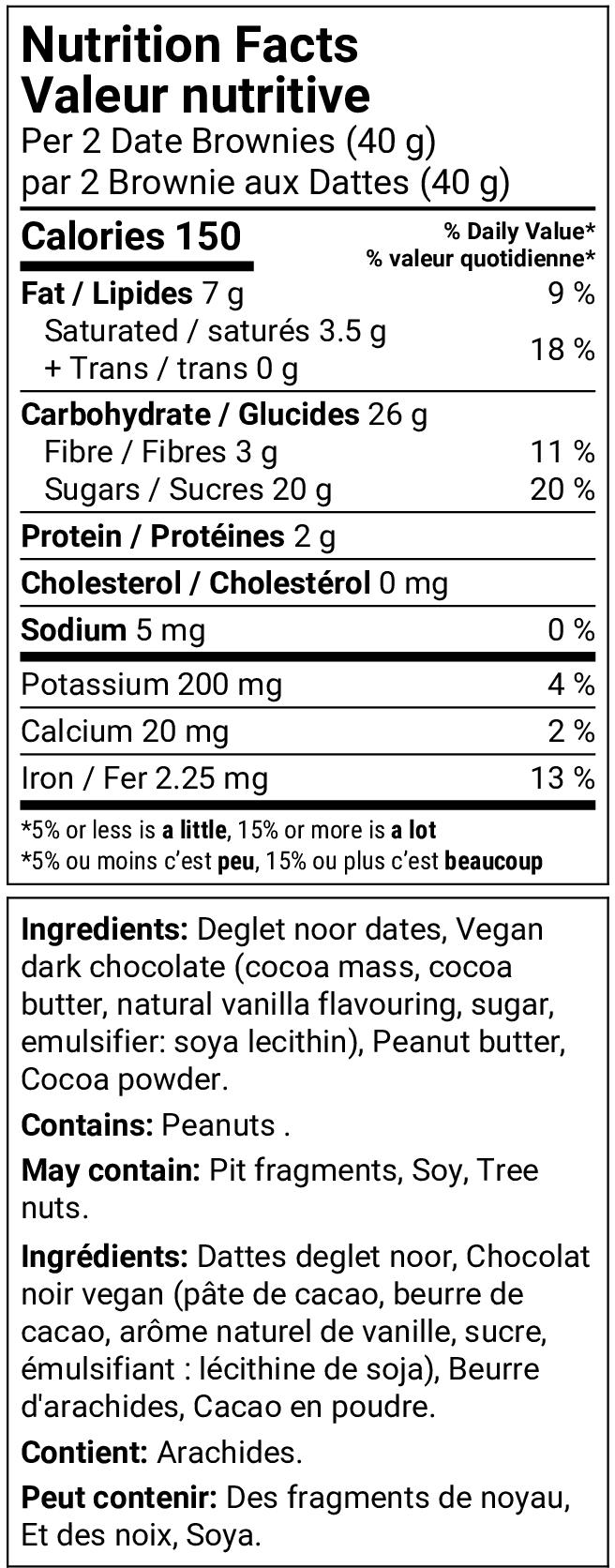 Nutrition facts