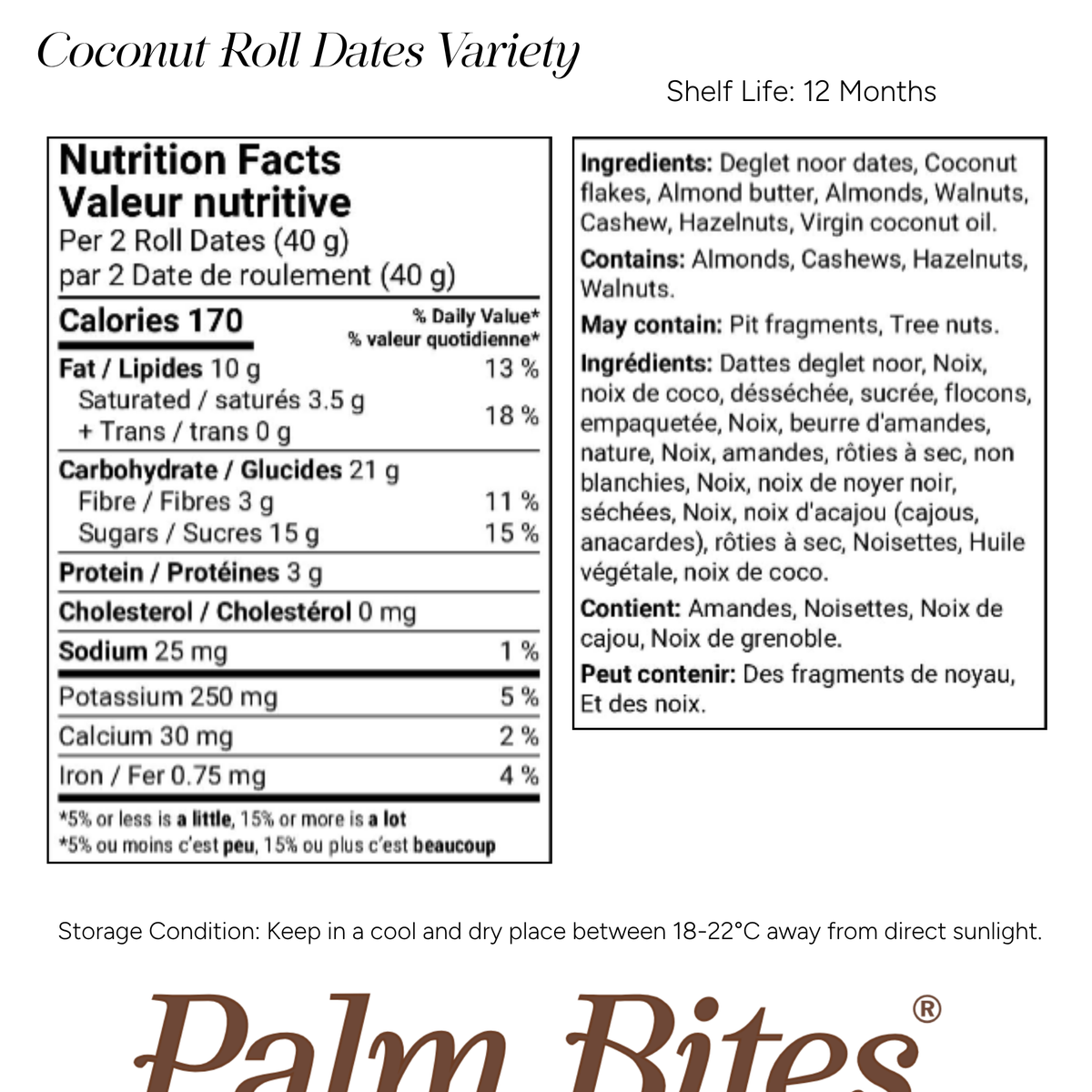 Nutritional information
