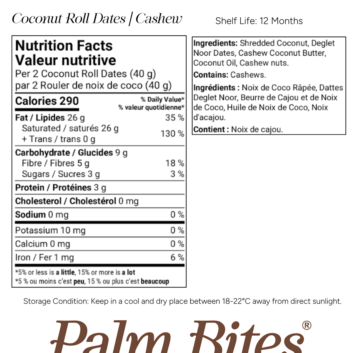 Nutritional information