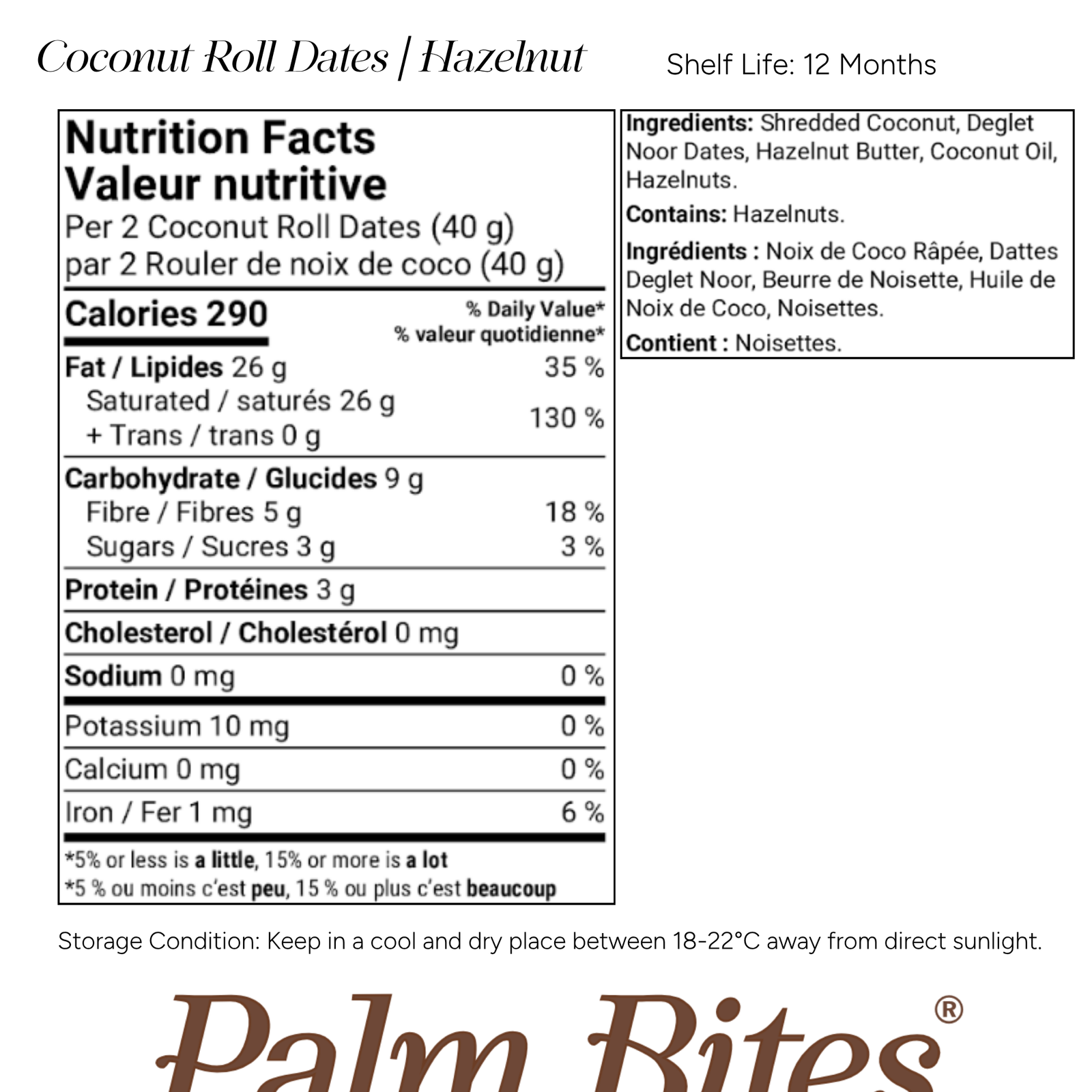 Nutrition facts