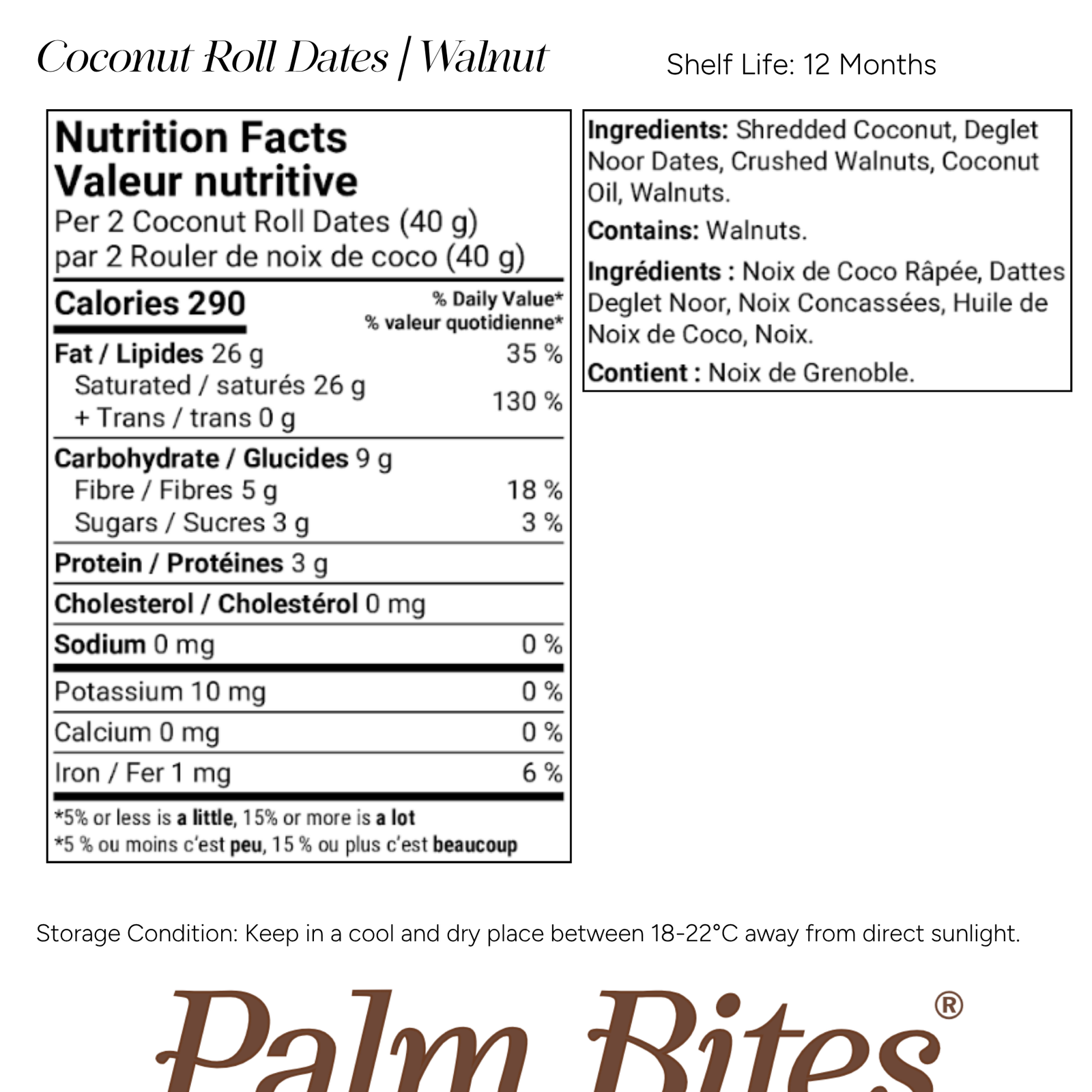Nutrition facts