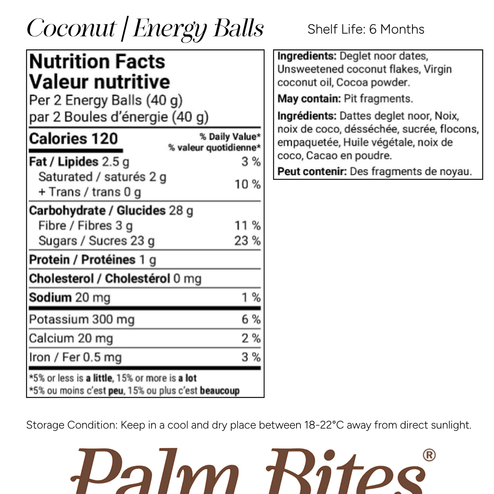 Nutrition facts