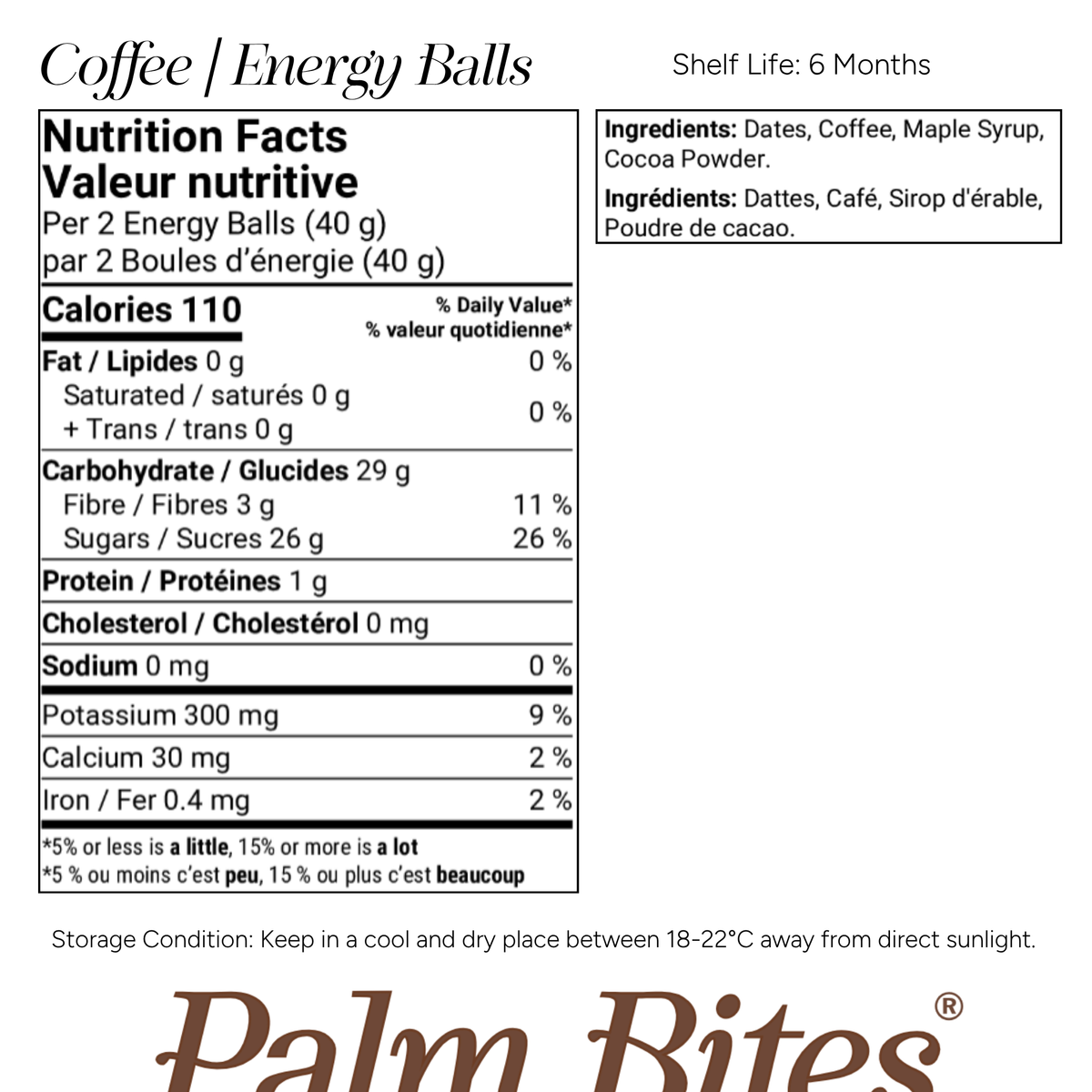 Nutritional information
