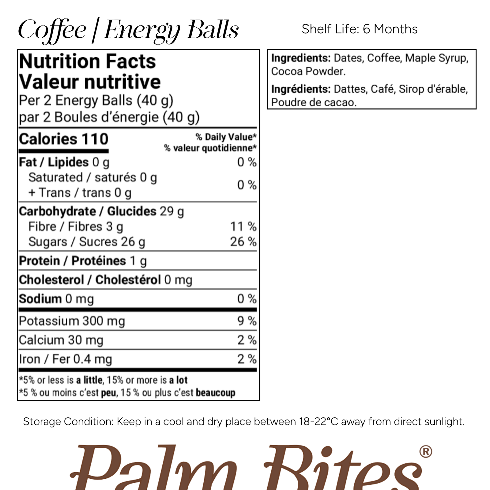 Nutrition facts