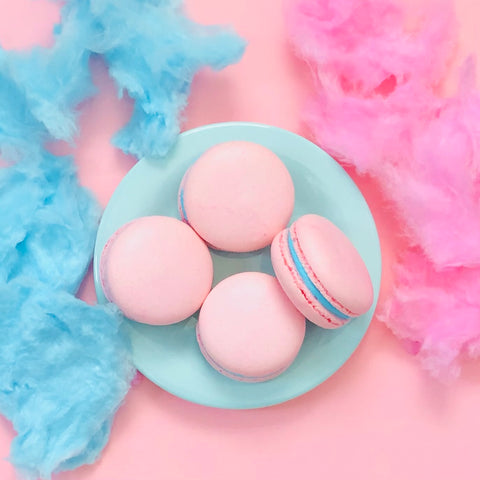 Cotton Candy Macarons