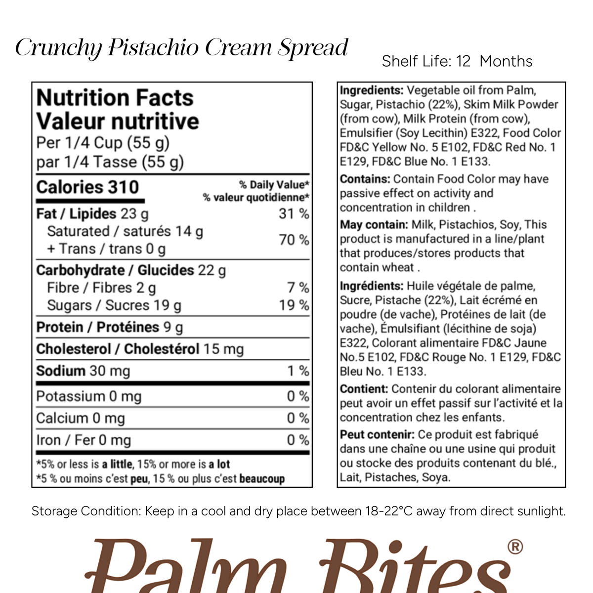 Nutritional information