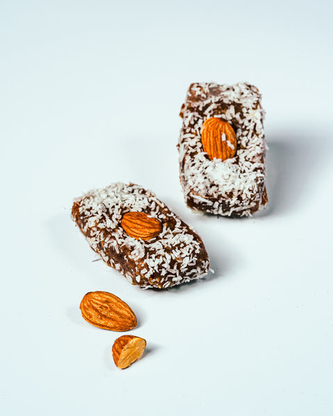 Coconut Roll Dates | Almond