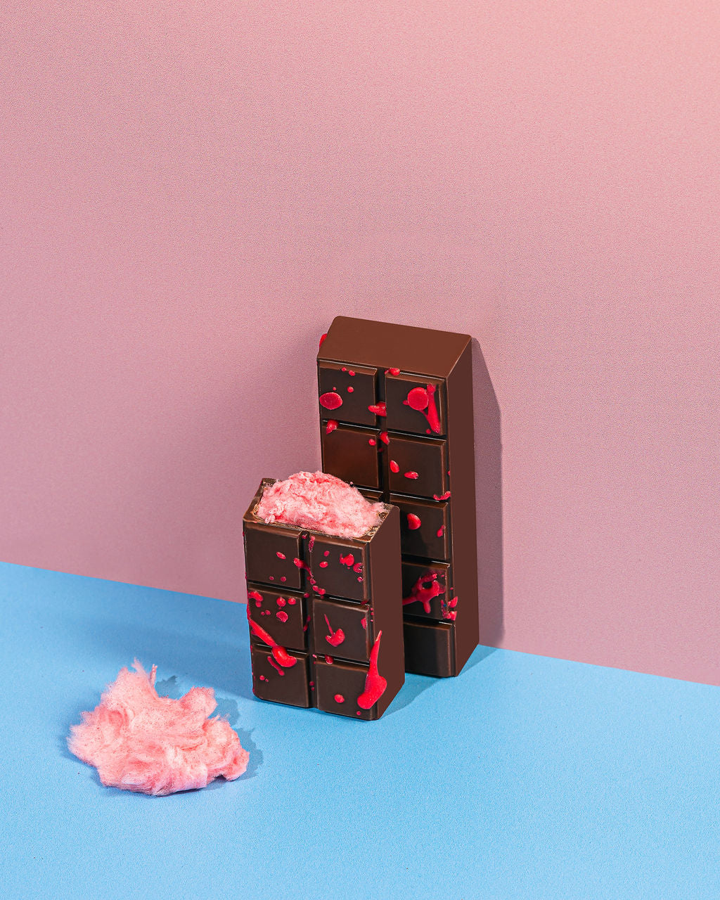 Pink Cotton Candy Chocolate Bar