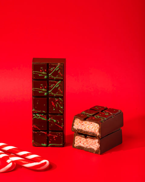 (NEW!) Candy Cane Dubai Chocolate Bar