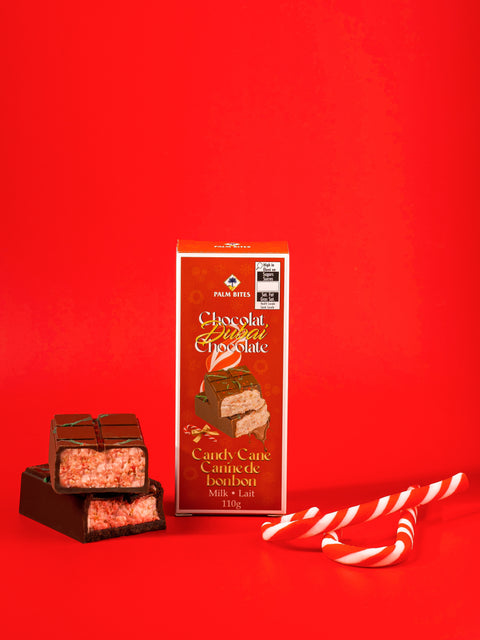 (NEW!) Candy Cane Dubai Chocolate Bar