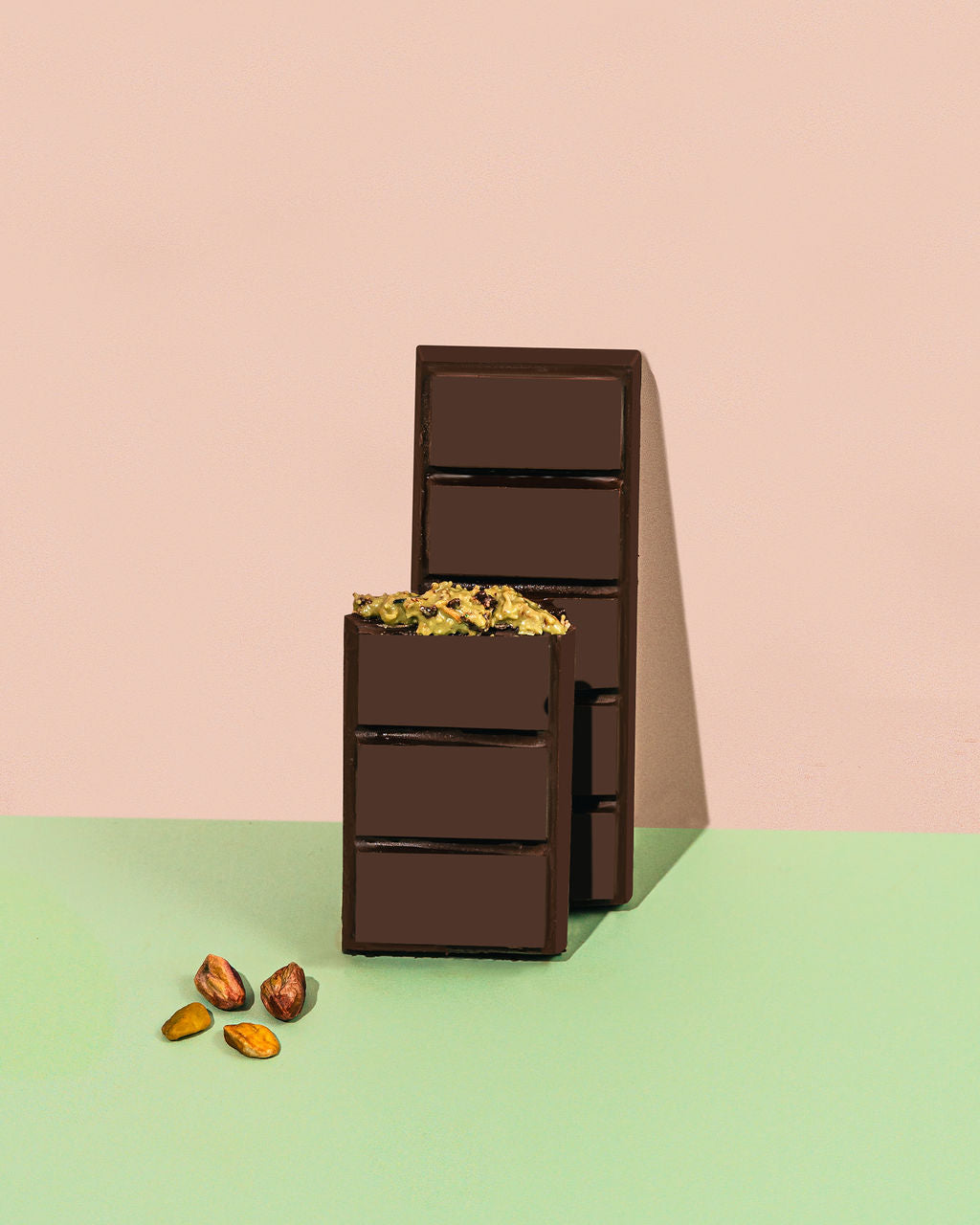 Vegan Pistachio Dubai Chocolate Bar
