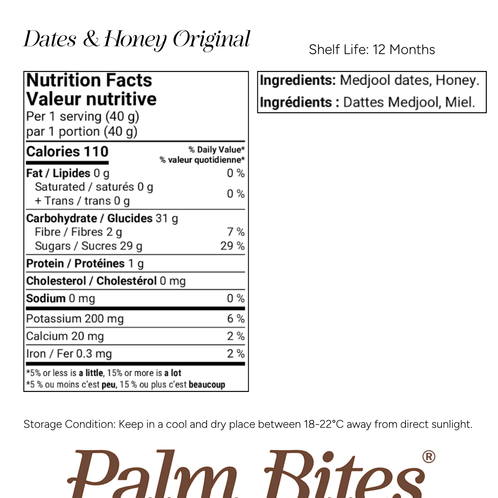Nutrition facts