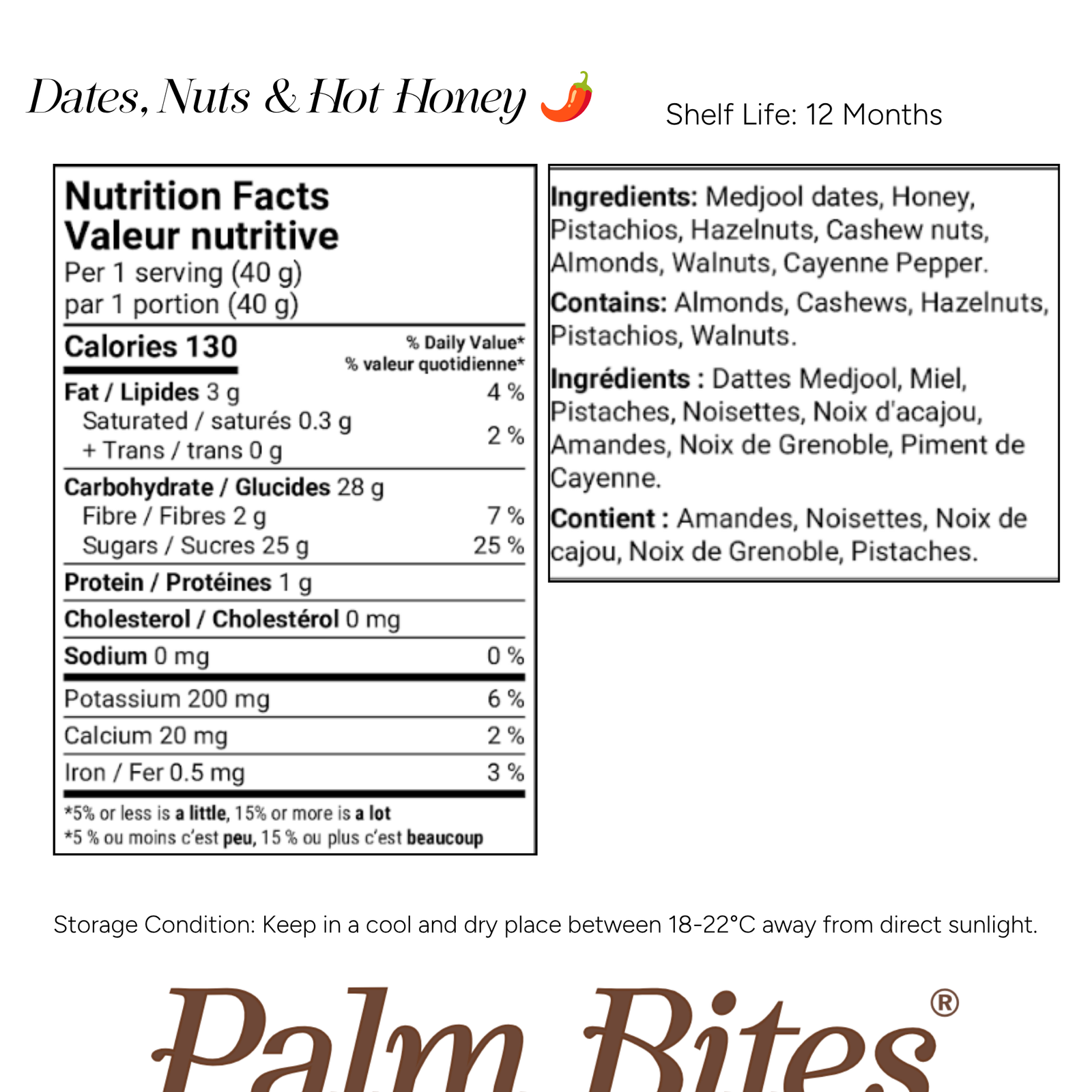Nutrition facts