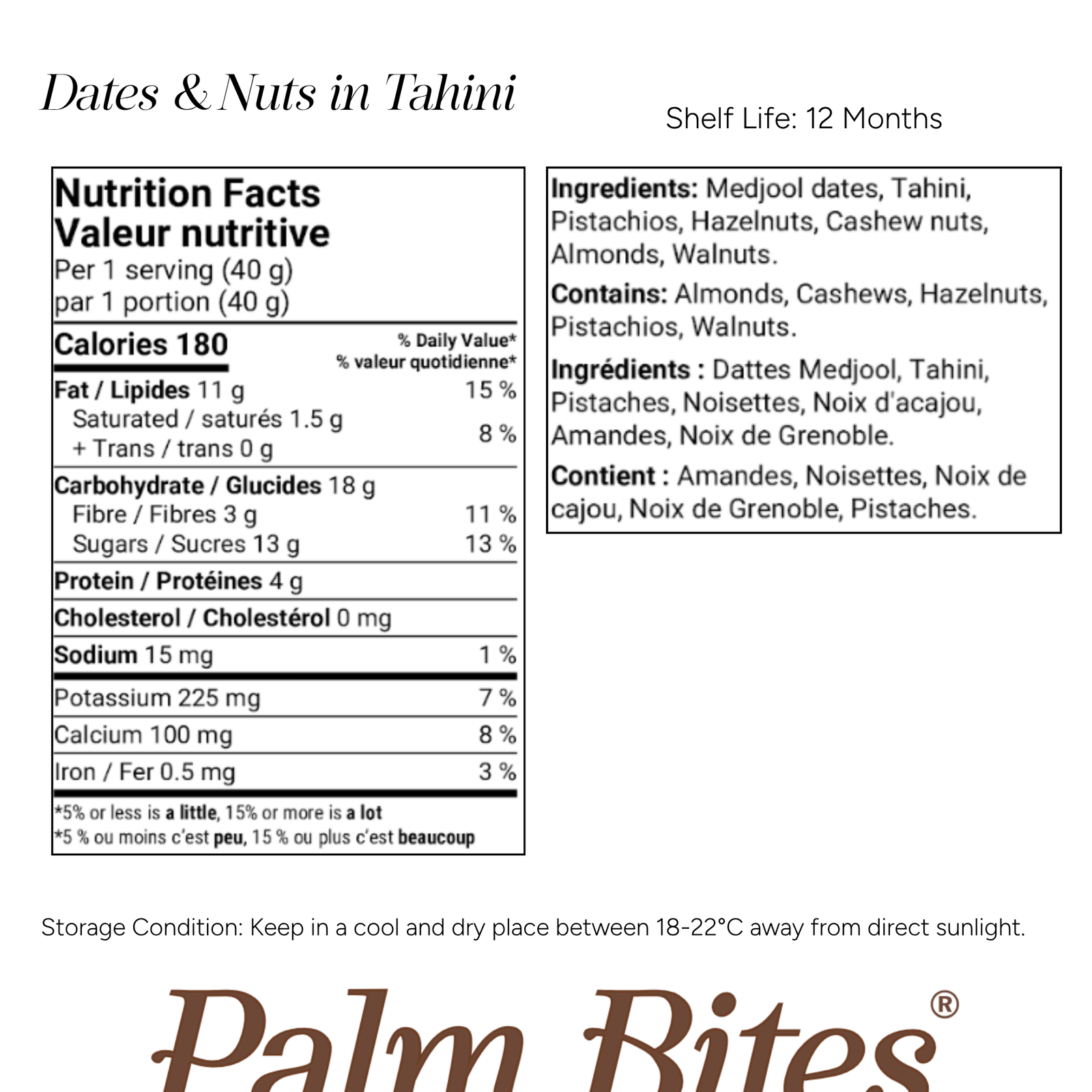 Nutrition facts