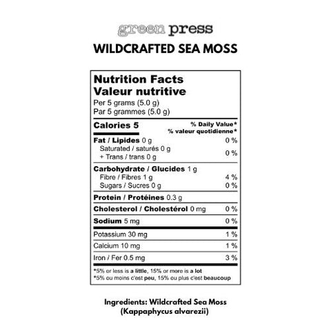 Wildcrafted Sea Moss : Full Spectrum