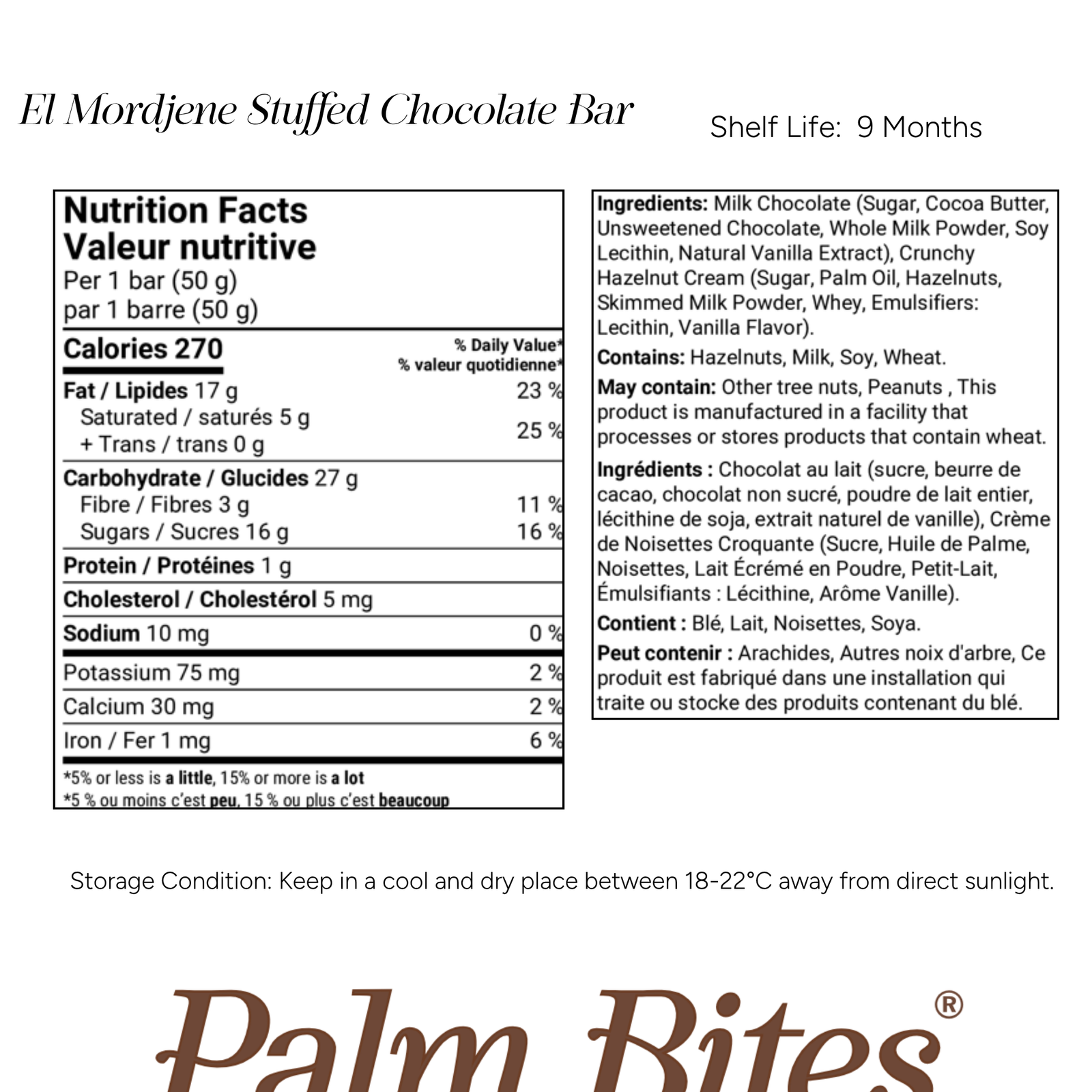 Nutrition facts