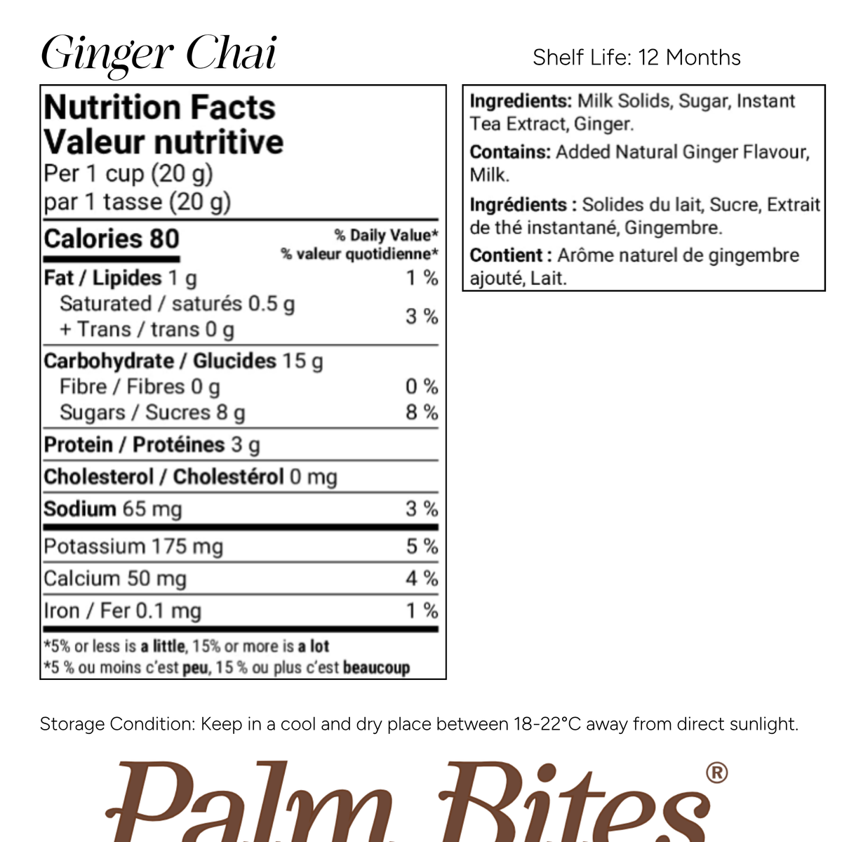 Nutritional information