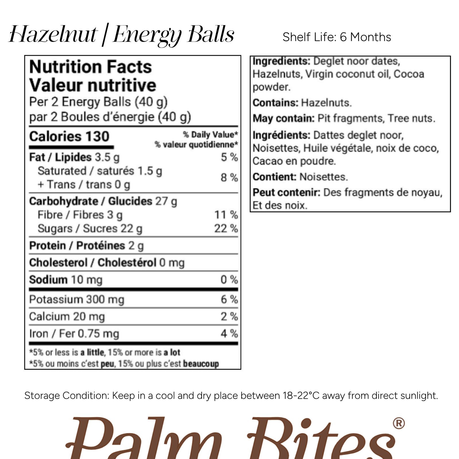 Nutrition facts