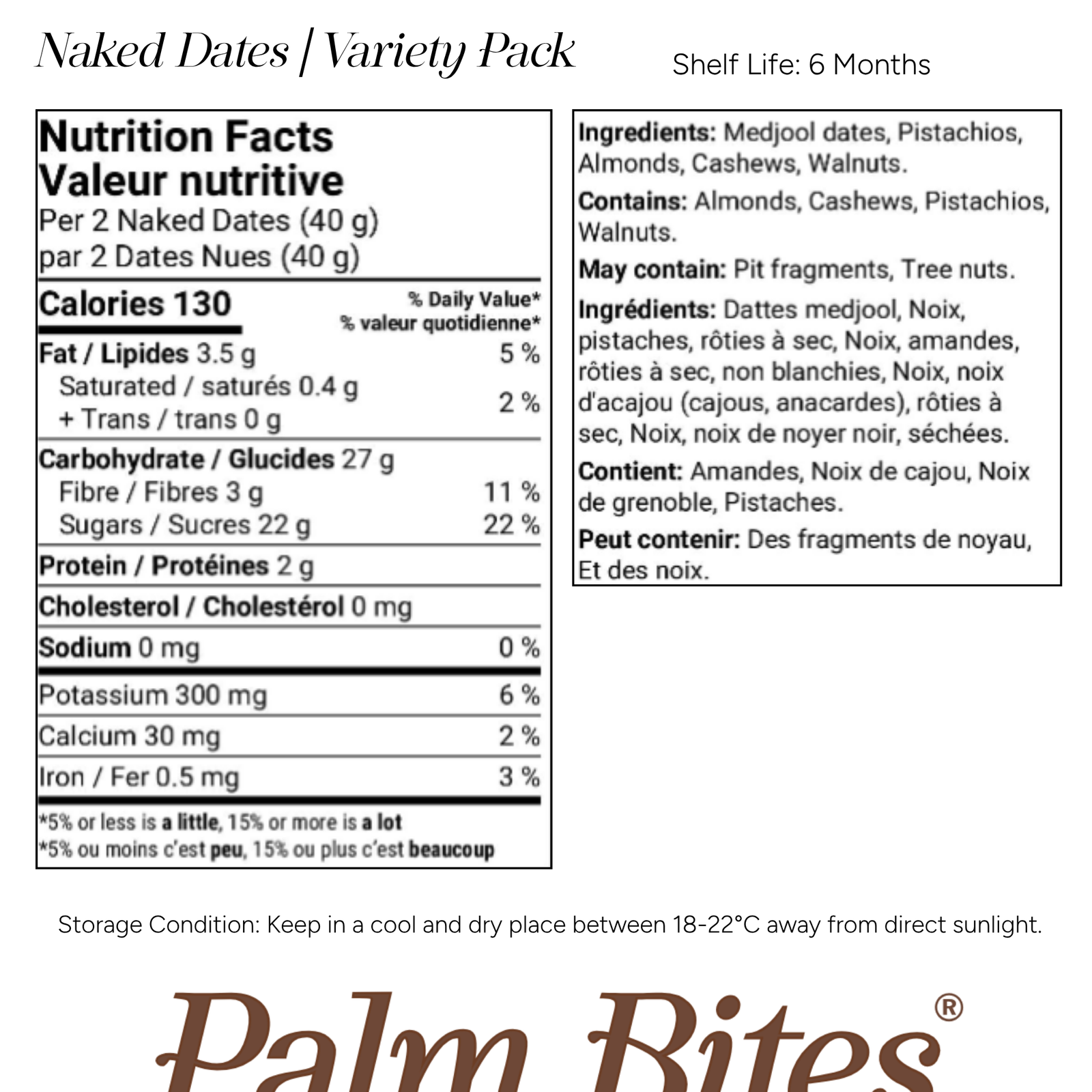 Nutrition facts