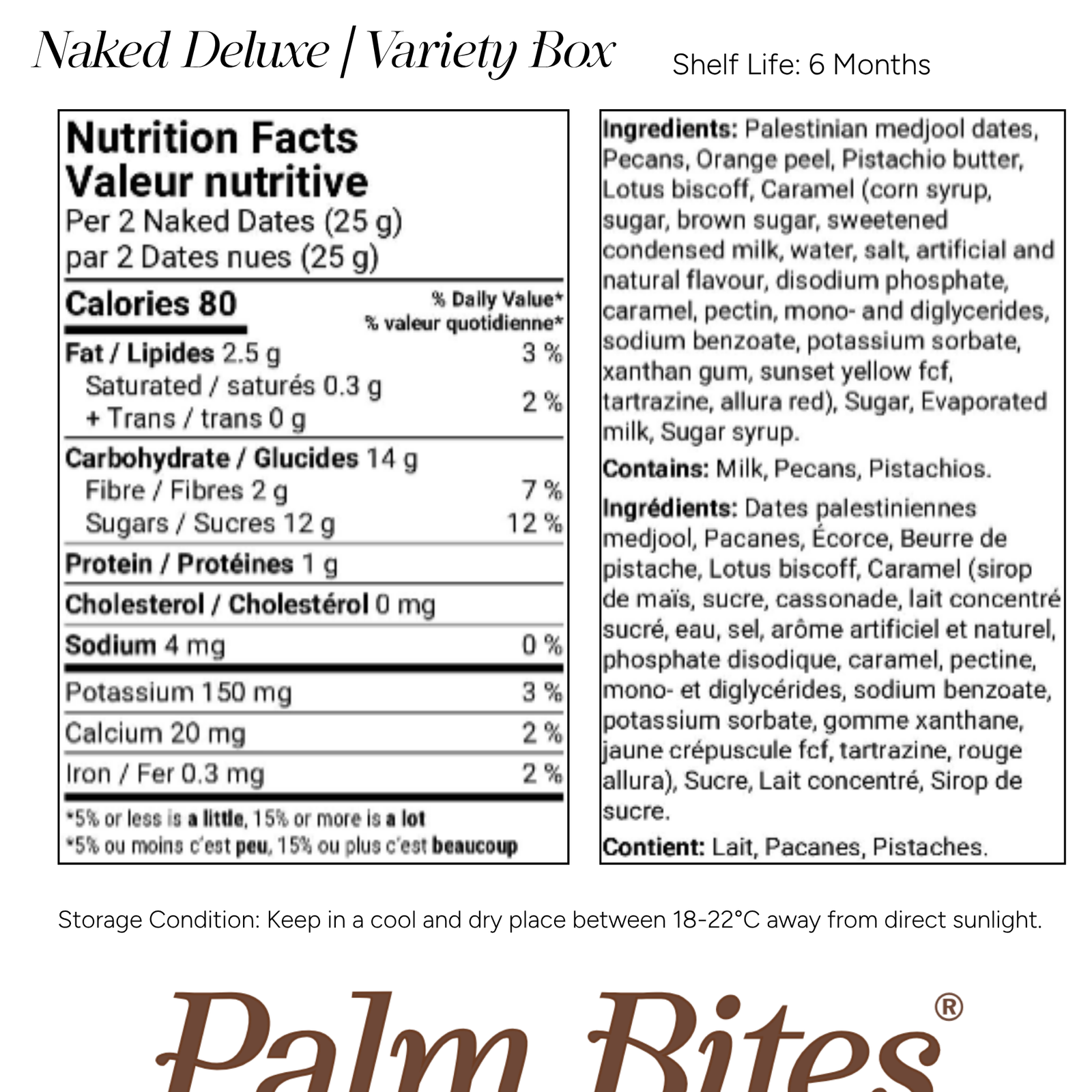 Nutrition facts