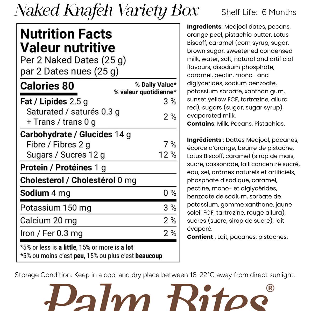 Nutritional information