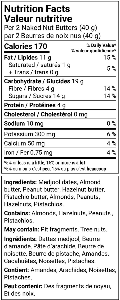 Naked Nut Butter Variety Pack Palm Bites® 0814