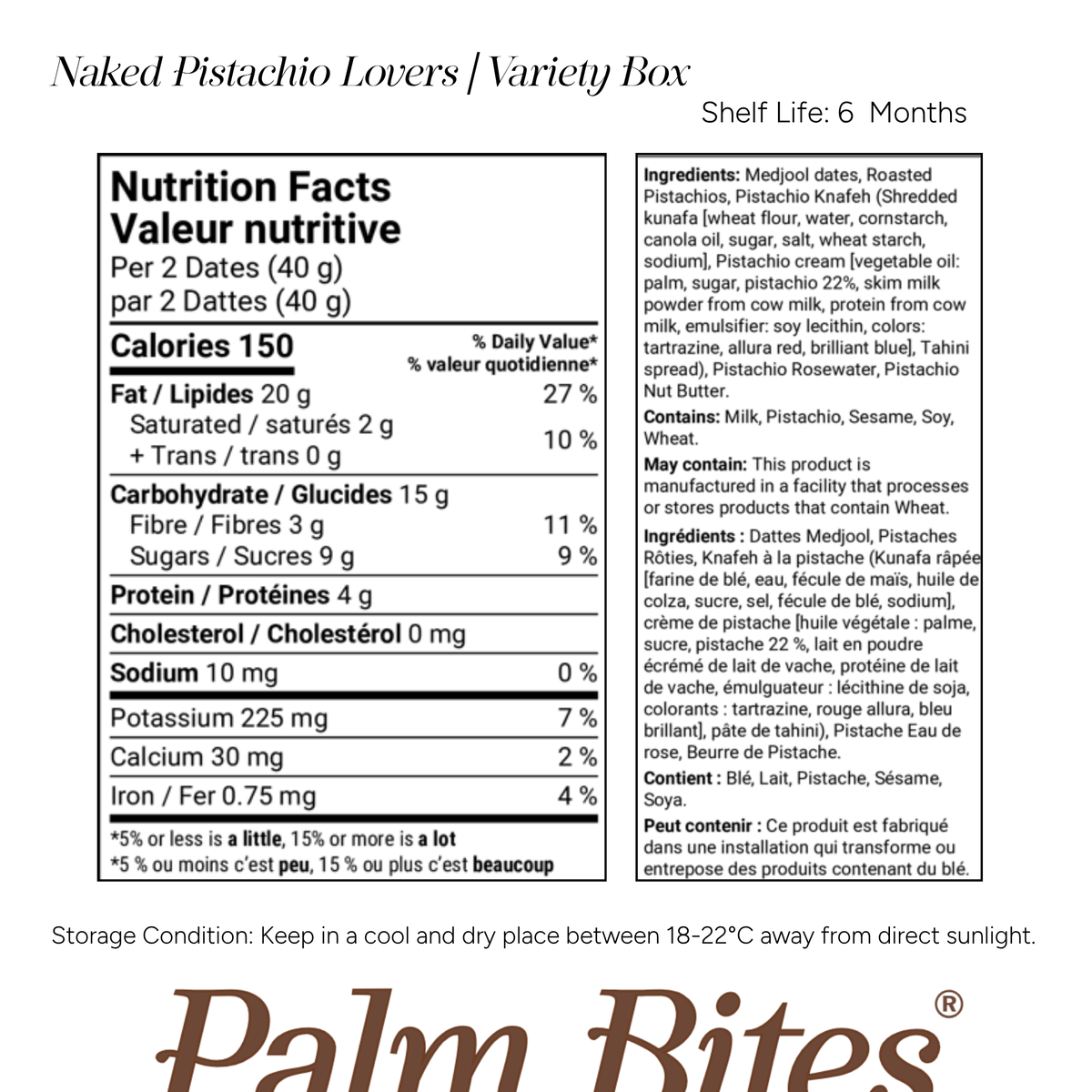 Nutritional information
