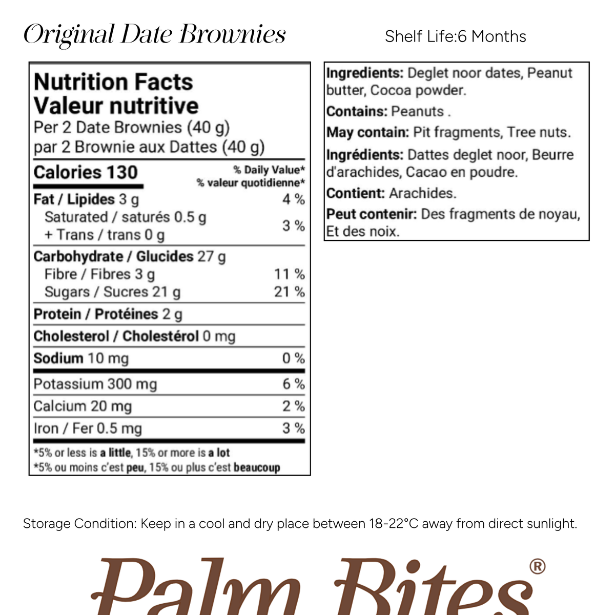 Nutritional information