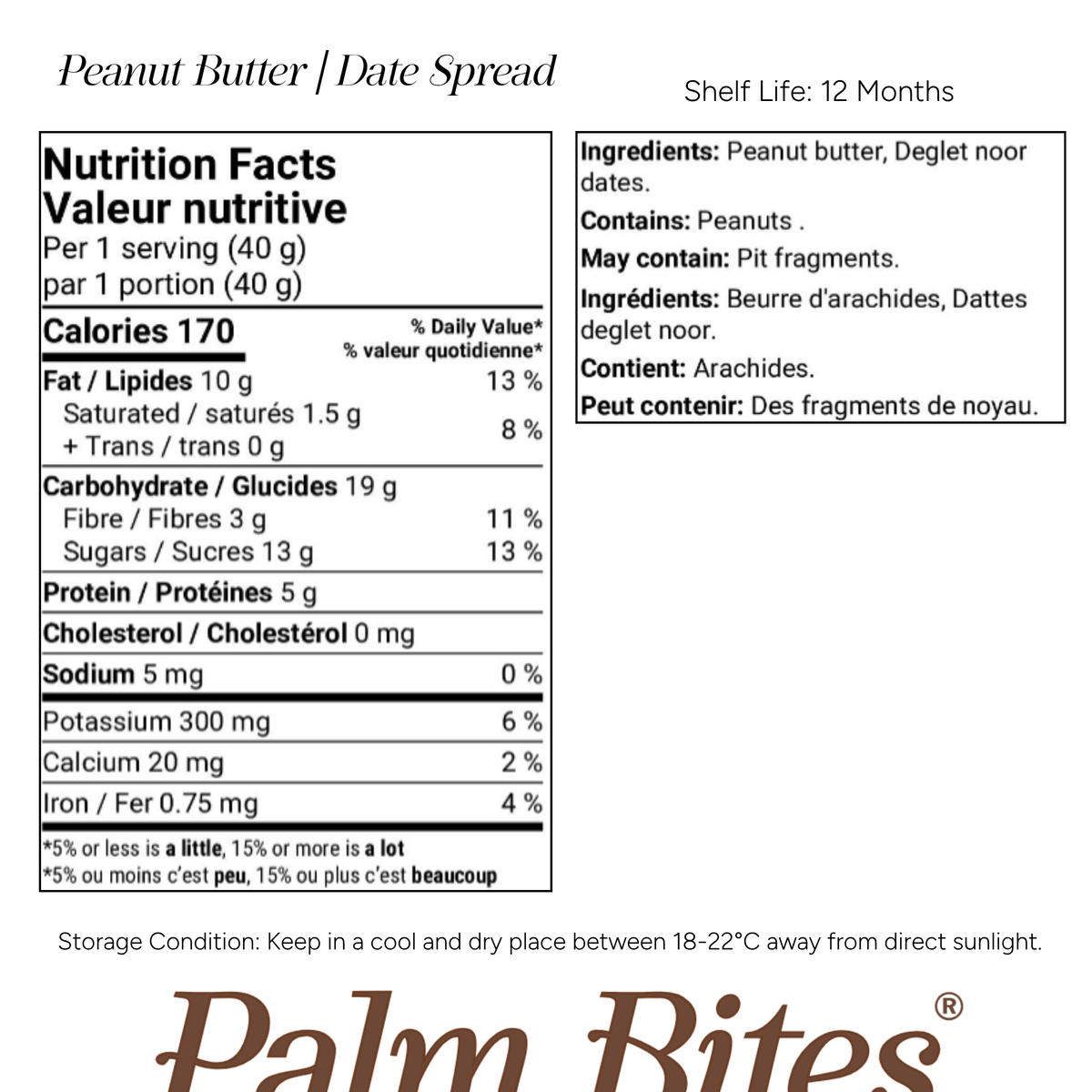 Nutritional information