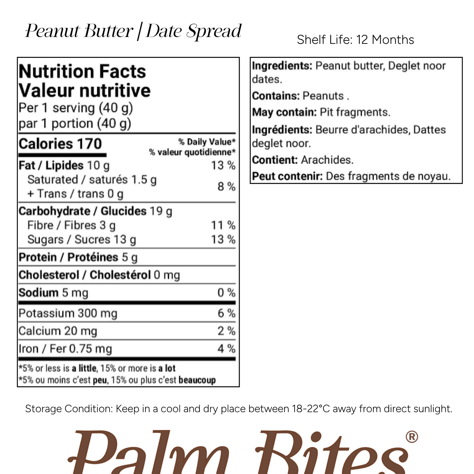 Nutrition facts