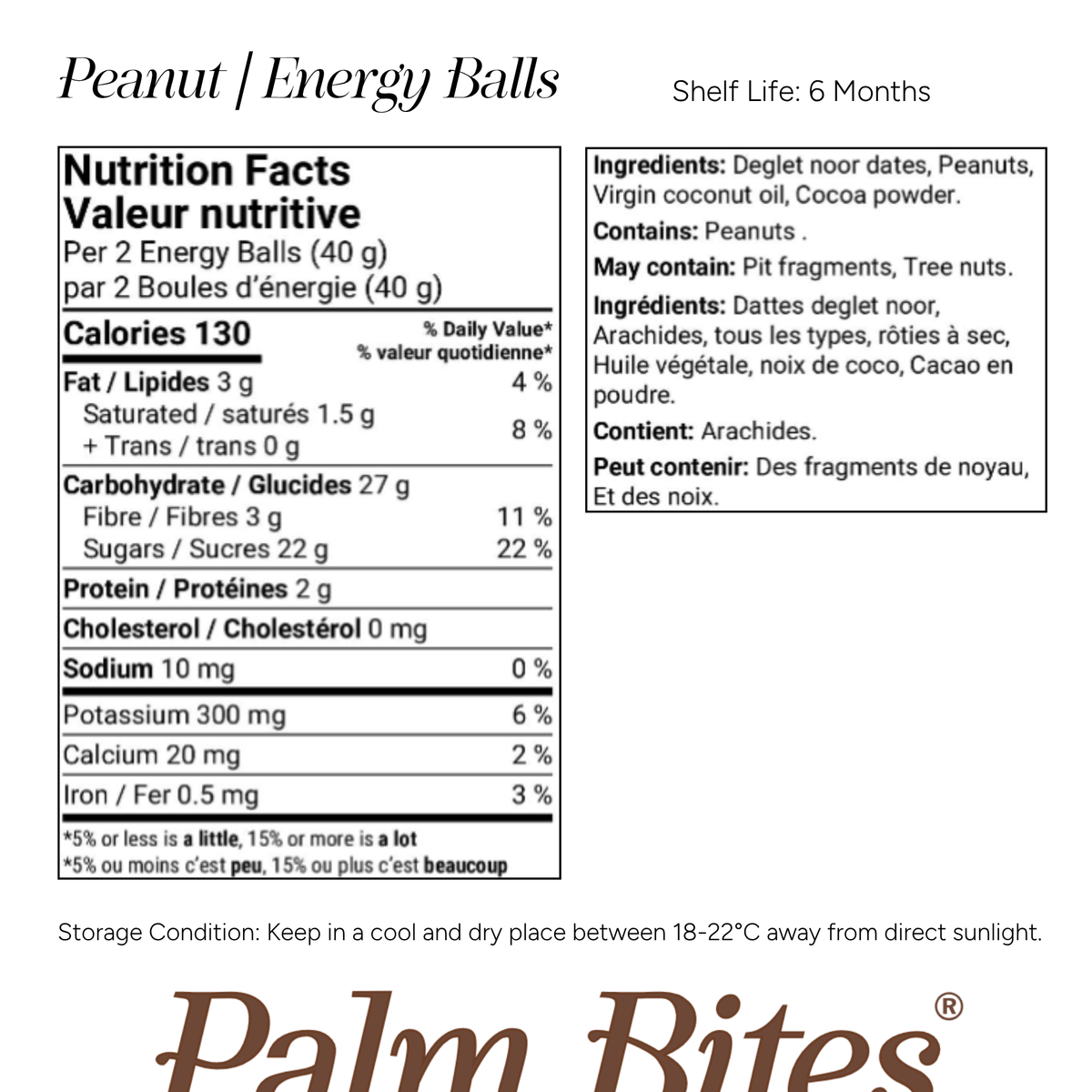 Nutritional information