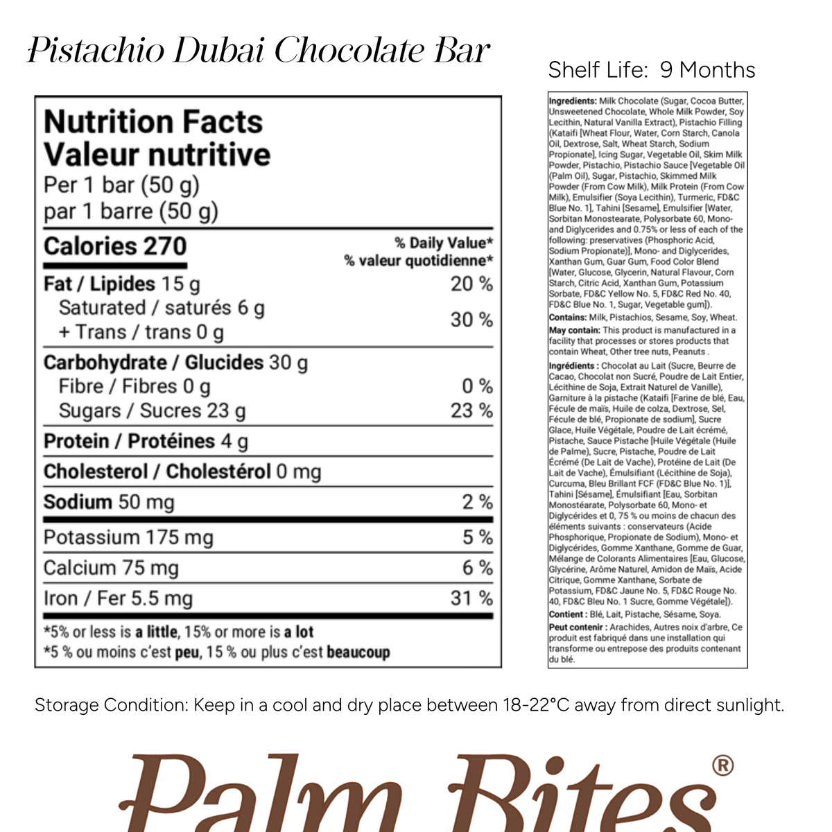 Nutritional information