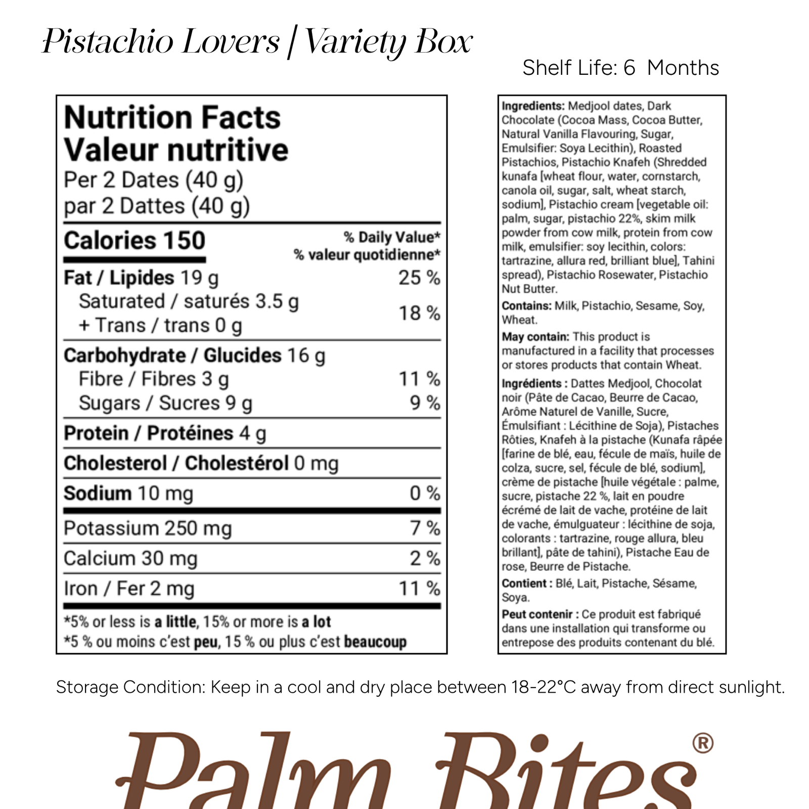 Nutrition facts