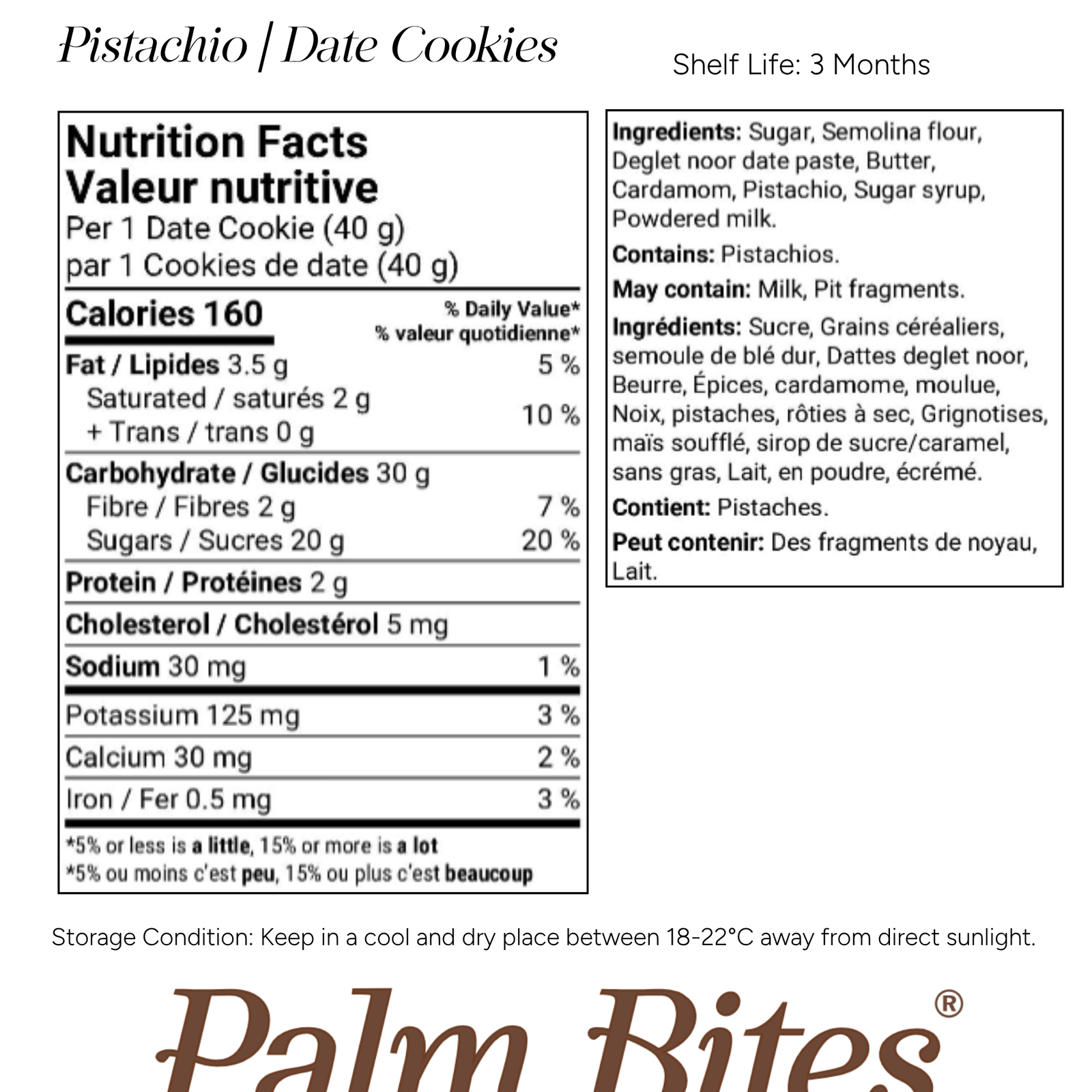 Nutrition facts