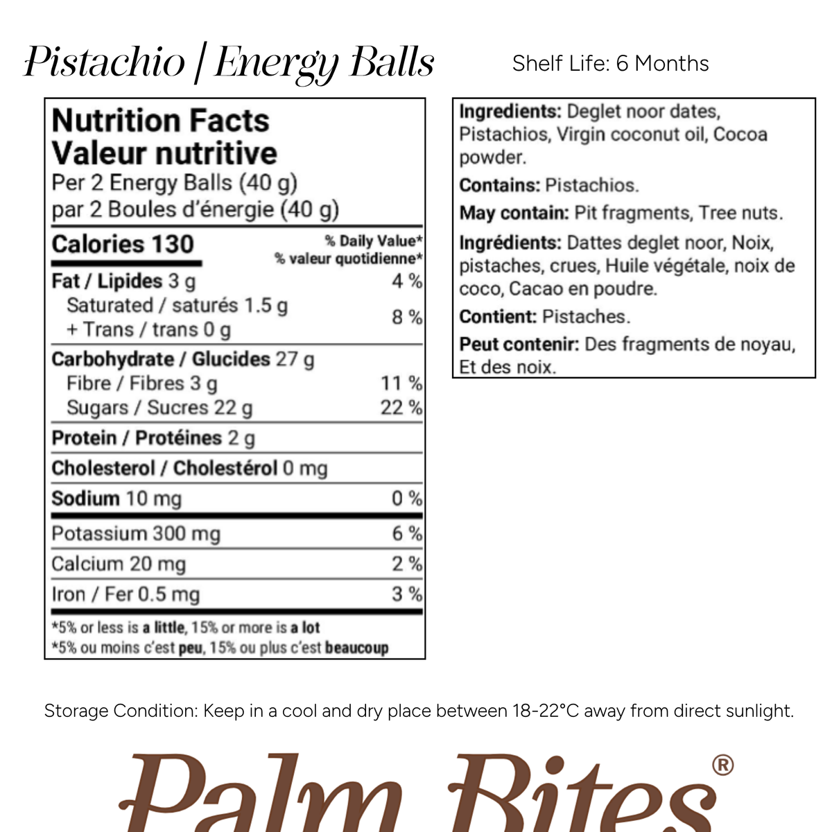Nutritional information