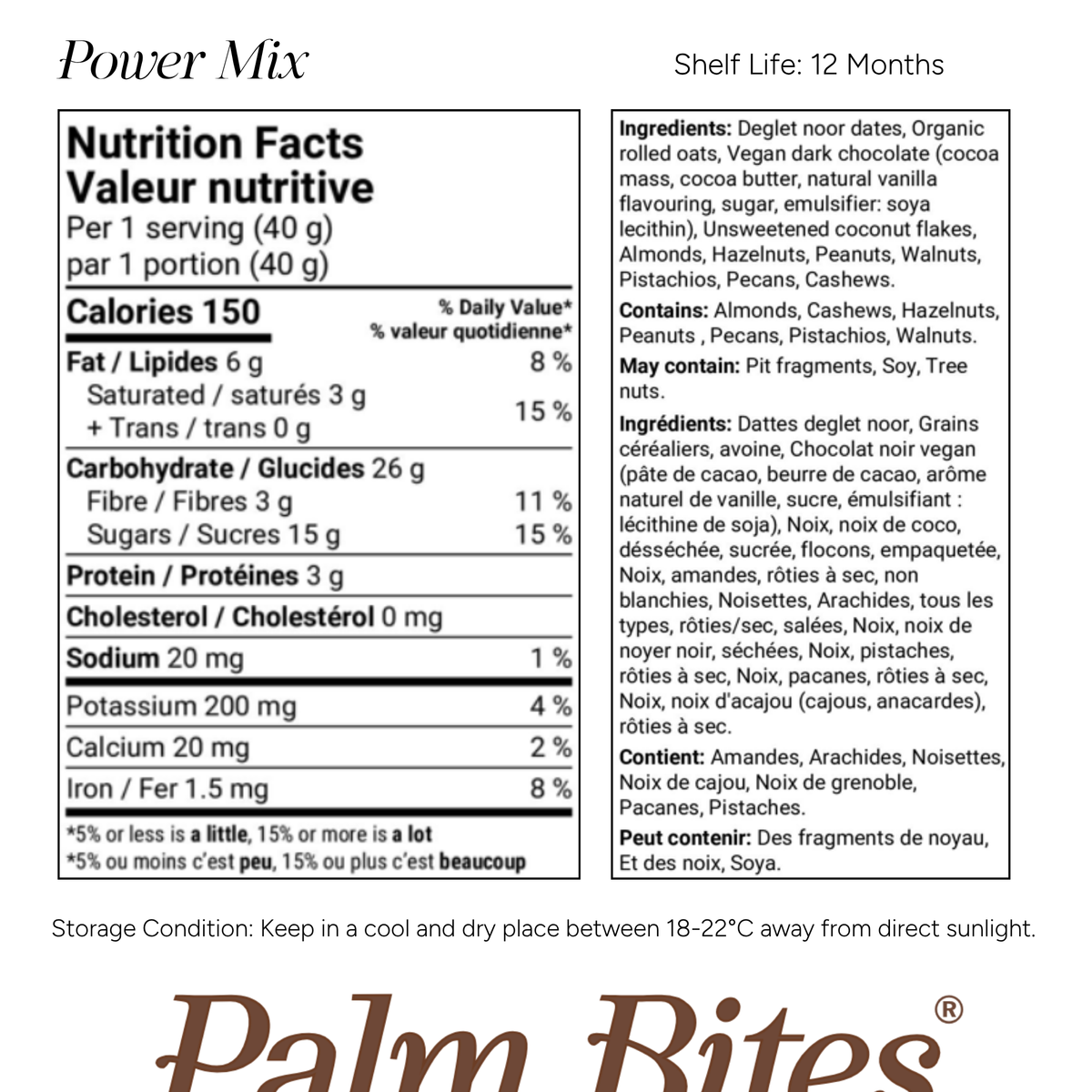 Nutritional information