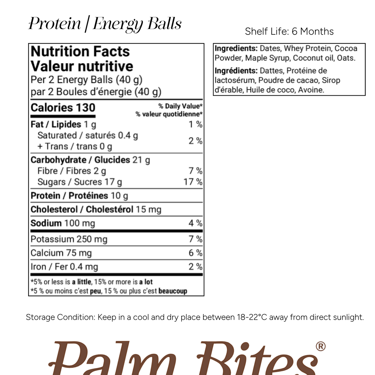 Nutritional information
