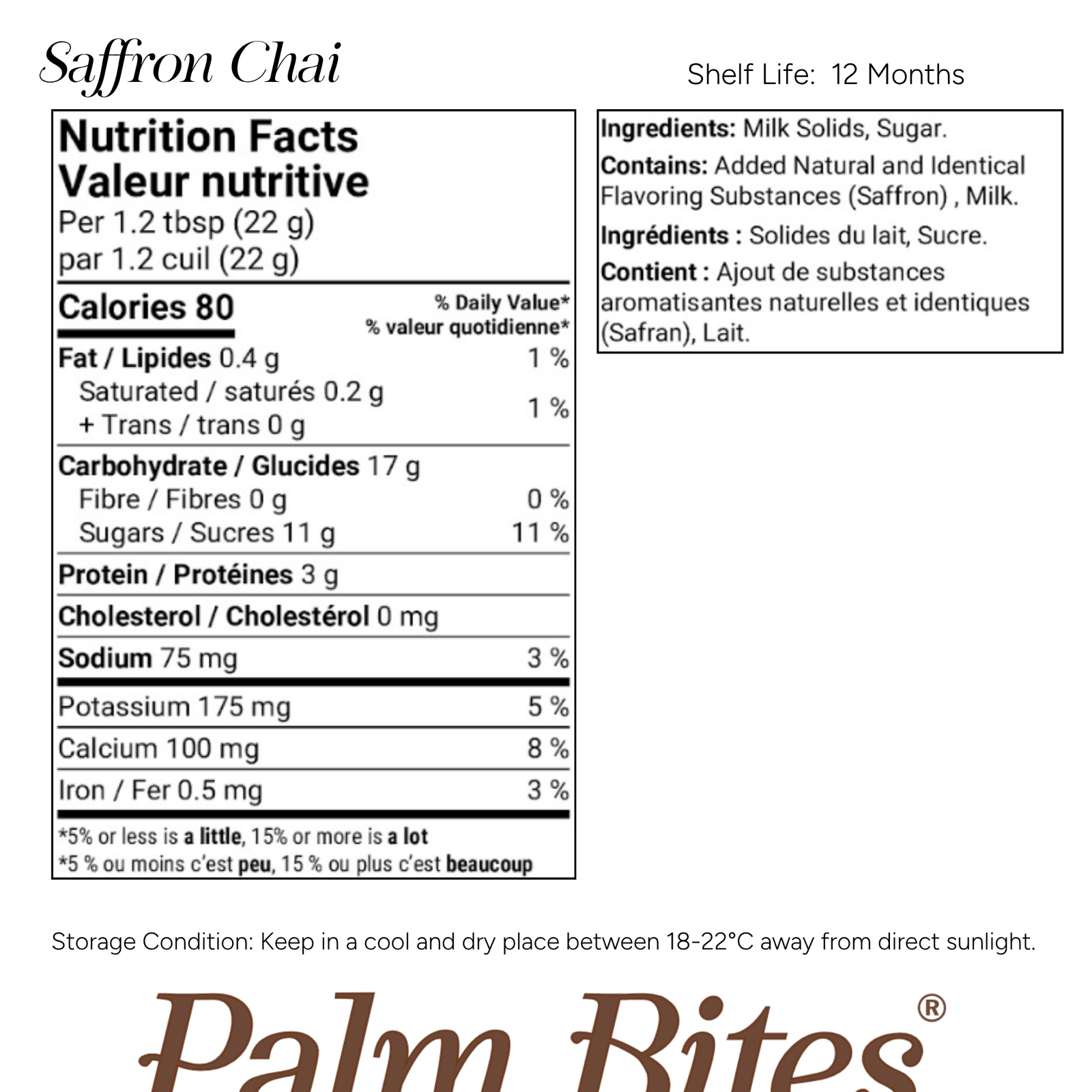 Nutrition facts
