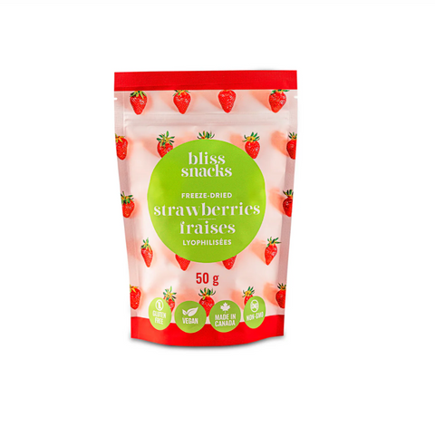 Bliss Snacks - Freeze-Dried Strawberry Slices