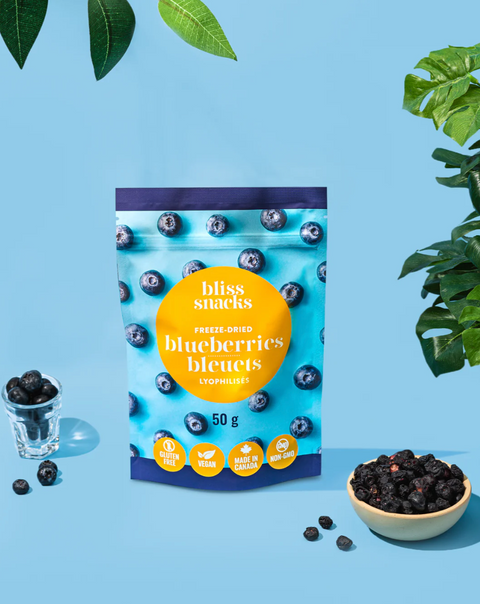 Bliss Snacks - Freeze-Dried Blueberries