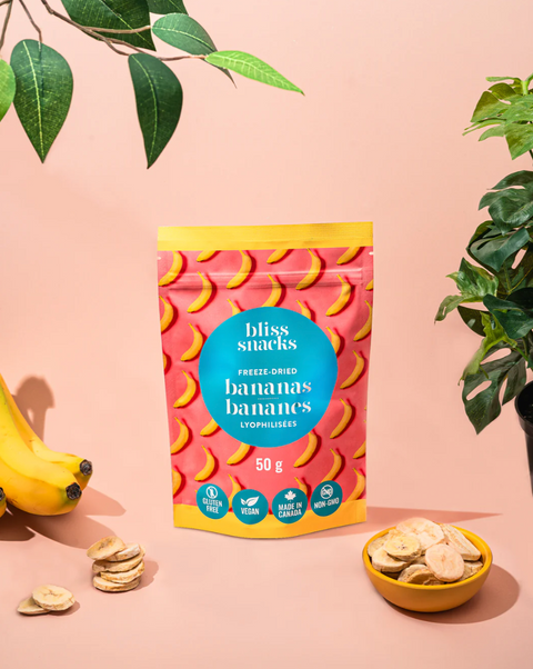 Bliss Snacks - Freeze-Dried Banana Slices